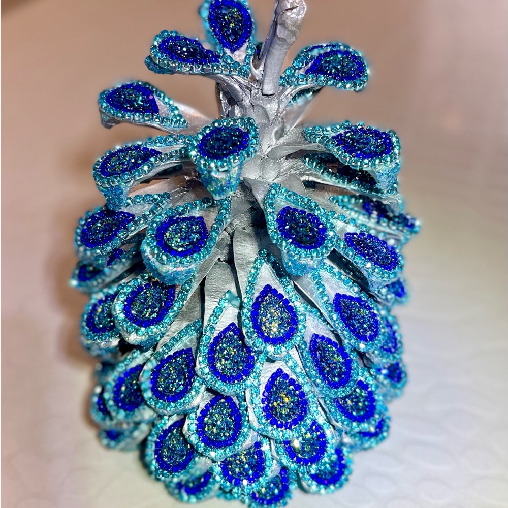 Handmade 7” tall Pinecone